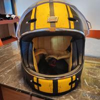 Casco integrale Vega Custom giallo nero opaco