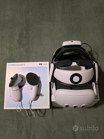Meta Quest 3 512GB + BoboVR S3 Pro + scatole