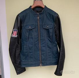 Giubbino Harley Davidson pelle e denim