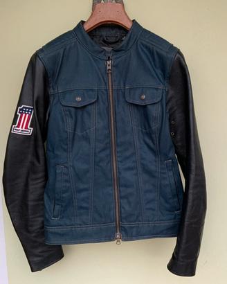 Giubbino Harley Davidson pelle e denim