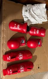 Protezioni bambino karate o altre arti marziali