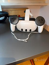 Meta Quest 3-512GB luglio 2025-nuovo+custodia+assi