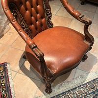 Poltrona stile vittoriano / neobarocco