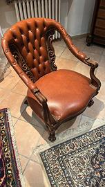 Poltrona stile vittoriano / neobarocco