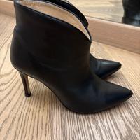 Scarpe donna pelle nera con tacco L’Arianna