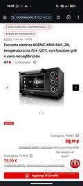 Fornetto elettrico KOENIC KMO 4341