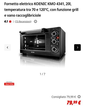Fornetto elettrico KOENIC KMO 4341