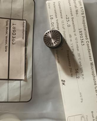 Microfono Bruel & Kjaer