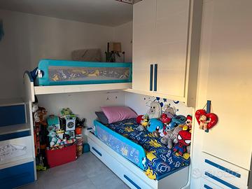 Cameretta bambino 3 letti