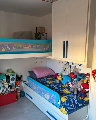 Cameretta bambino 3 letti