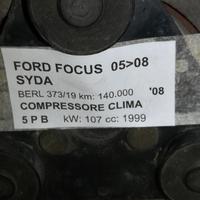 Compressore clima FORD FOCUS 2.0 del 2008