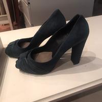 Scape decollete open toe blu 39