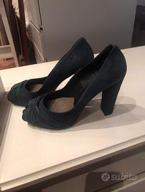 Scape decollete open toe blu 39