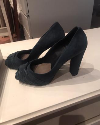 Scape decollete open toe blu 39