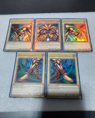 Yugioh  Exodia completo 1a edizione NM