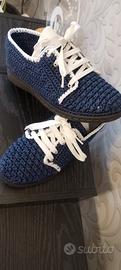 scarpe a uncinetto 