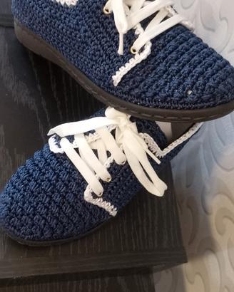 scarpe a uncinetto 