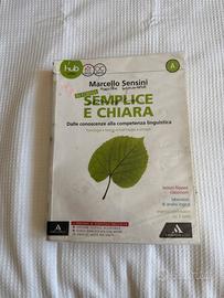 Libro scolastico di grammatica delle medie