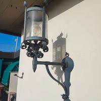 Lampade da esterno in ferro battuto 