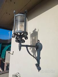 Lampade da esterno in ferro battuto 