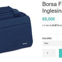 Borsa fasciatoio passeggino inglesina