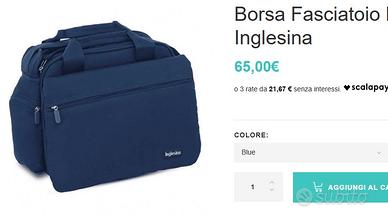 Borsa fasciatoio passeggino inglesina