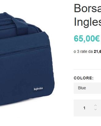 Borsa fasciatoio passeggino inglesina
