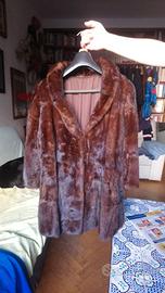 Pelliccia artigianale donna in visone, taglia 52