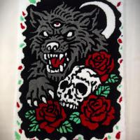 LONE WOLF Tappeto artigianale