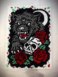 LONE WOLF Tappeto artigianale