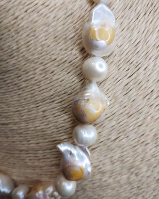 Collana perle barocche