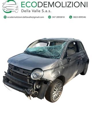 RICAMBI FIAT 500 2018 1.2 BENZINA 51KW