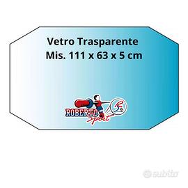 Vetro trasparente calcio balilla roberto sport