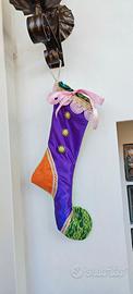 Calza Natale Befana fatta mano Handmade halloween
