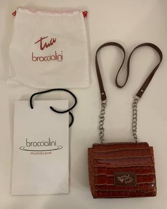 Borsa in pelle a tracolla / spalla Braccialini