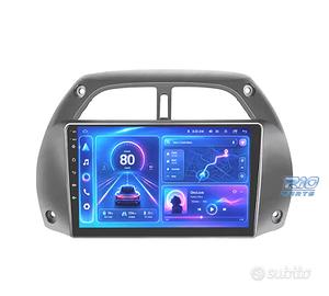 RADIO GPS 9'' ANDROID 13 TOYOTA RAV4 01-06 2 DIN 4