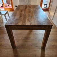 Tavolo legno massello  160x90x78 cm
