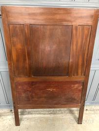 Contorno letto singolo anni 40- 50 in legno
