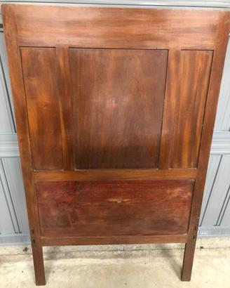 Contorno letto singolo anni 40- 50 in legno