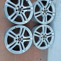 4 cerchi 18 originali Mercedes classe A B C Cla E 