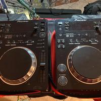 Coppia Cdj 350 e Mixer Djm 250 Pioneer usati