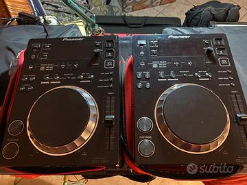 Coppia Cdj 350 e Mixer Djm 250 Pioneer usati
