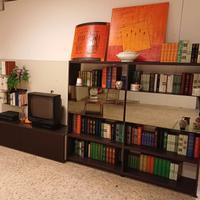 libreria salotto+mobile Tv colore nero moderno