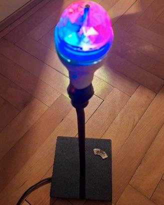 Lampadina rotante RGB con supporto