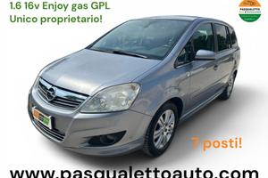 OPEL Zafira GAS GPL + 7 POSTI! 1.6 16V VVT Enjoy