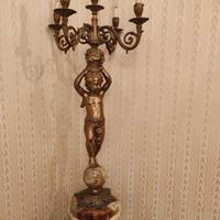  Lampada decorativa stile Impero con putto 