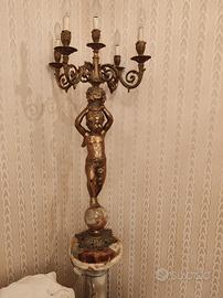  Lampada decorativa stile Impero con putto 