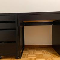 Scrivania + cassettiera Ikea