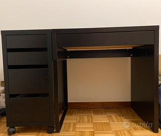 Scrivania + cassettiera Ikea