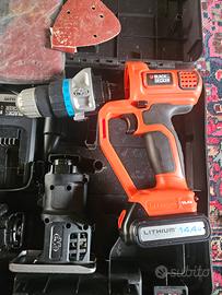 black decker  avvitatore 3 in uno sega leviga